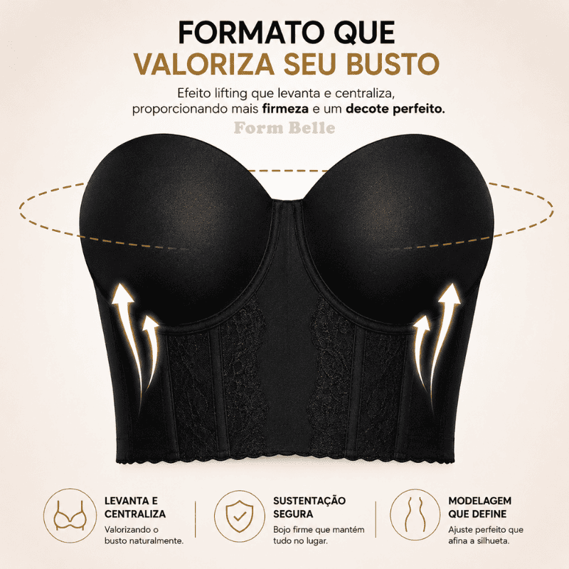 Sutiã Corset Modelador – Elegância e Sustentação [COMPRE 1 & LEVE 2]
