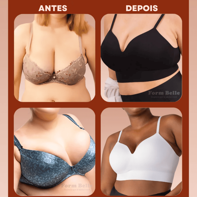 Sutiã Modelador ShapeLift - Conforto absoluto, Sustentação perfeita e Zero desconforto