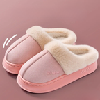 Pantufa Nuvem Peluciada de Inverno Premium – Conforto Que Aquece Seus Pés