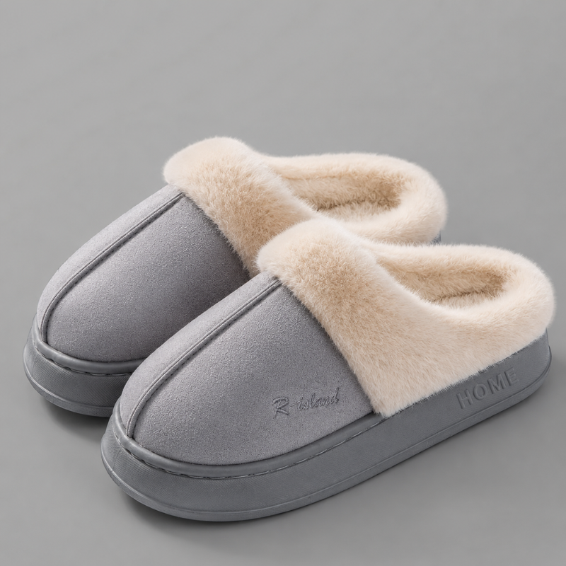 Pantufa Nuvem Peluciada de Inverno Premium – Conforto Que Aquece Seus Pés