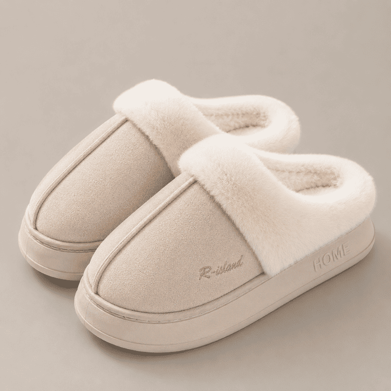 Pantufa Nuvem Peluciada de Inverno Premium – Conforto Que Aquece Seus Pés