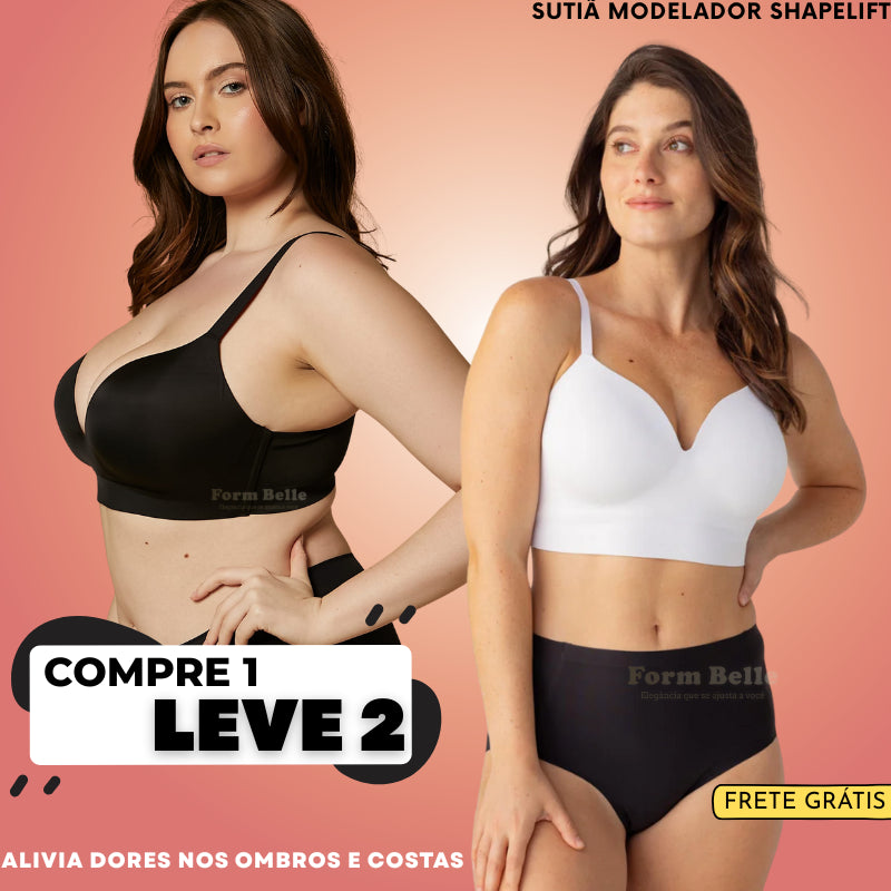 Sutiã Modelador ShapeLift - Conforto absoluto, Sustentação perfeita e Zero desconforto