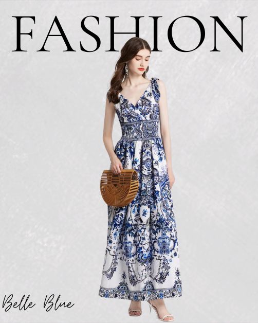 Vestido Belle Blue
