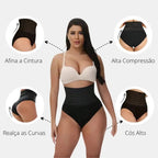 Calcinha Modeladora BelleForm- Seca Barriga - Efeito Lipo