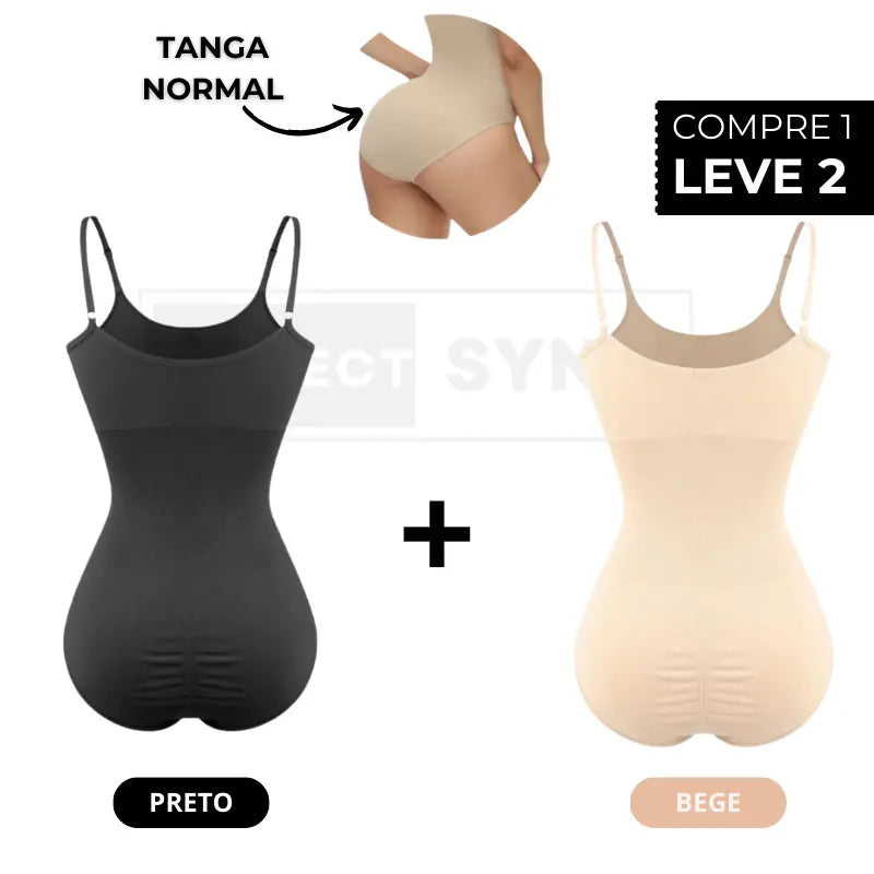 Body Modelador Shape Comfort - Diminui Medidas [COMPRE 1 LEVE 2]