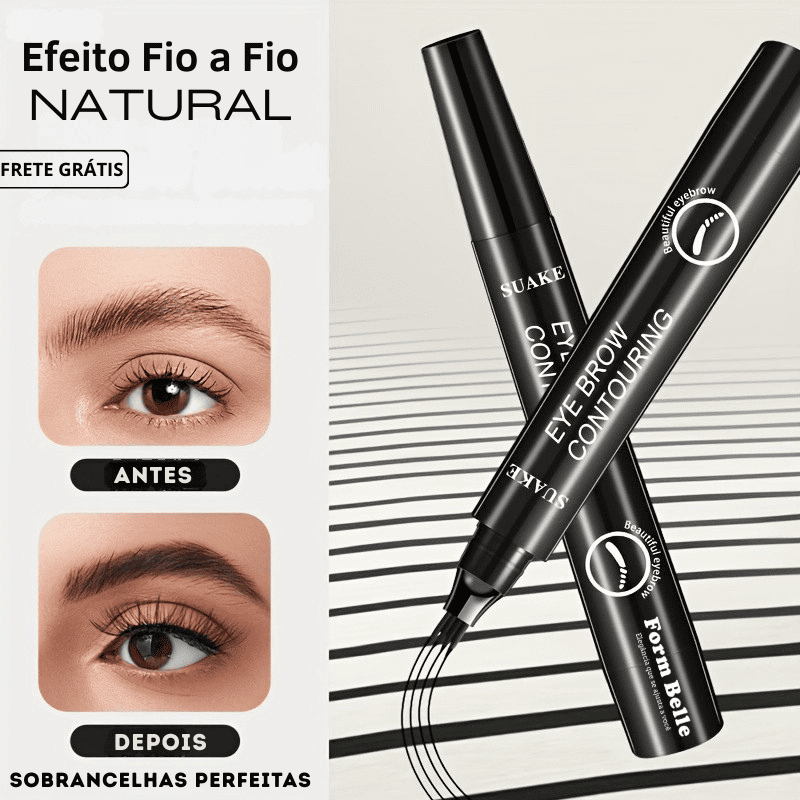 Caneta Delineadora Perfect Brows - Sobrancelhas Naturais e Volumosas